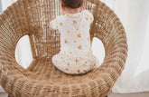 Floral Sleeper with Ruffles